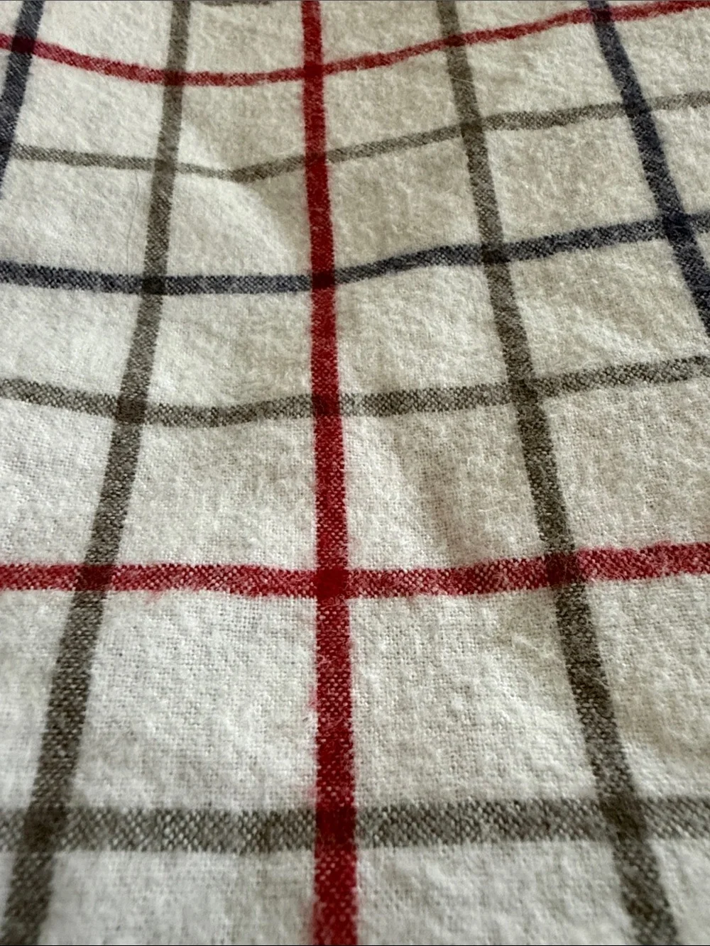 Garnet Hill Plaid Flannel Duvet Cover King